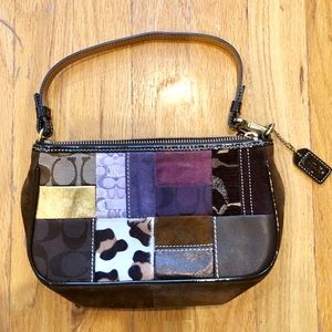 Coach Patchwork Purse - Beautiful Leather & Suede